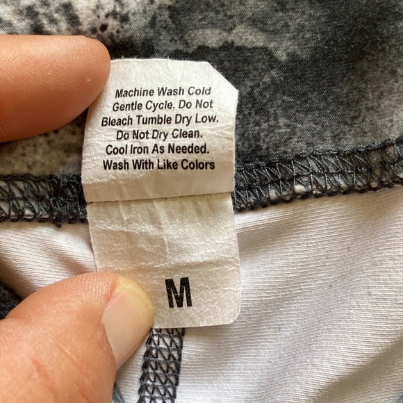 EVCR Women’s Black and Gray Tie-Dye workout Pants Size M - Picture 6 of 9